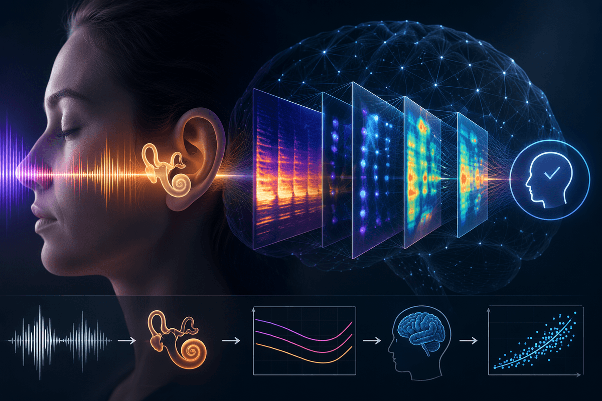 Neural Networks Simulate Human Hearing Patterns
