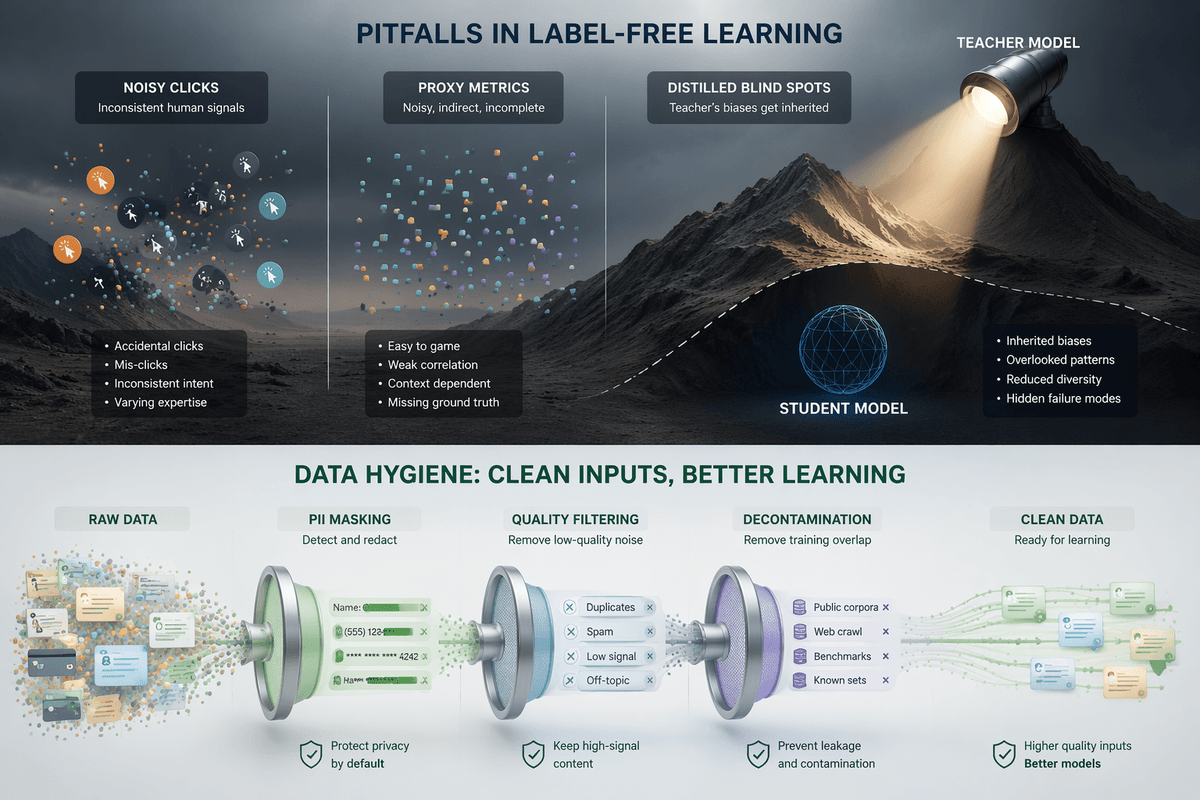 When label-free beats labeling—and when it doesn’t
