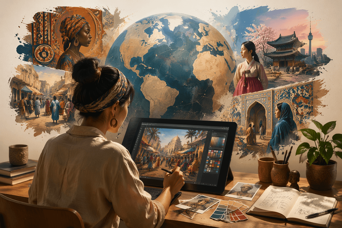 AI Transforms Digital Art Creation Across Cultures